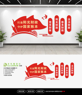 陽光財政文化墻